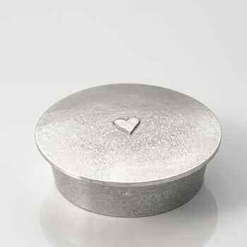 Heart Cast Pewter Trinket Box, 6 of 6