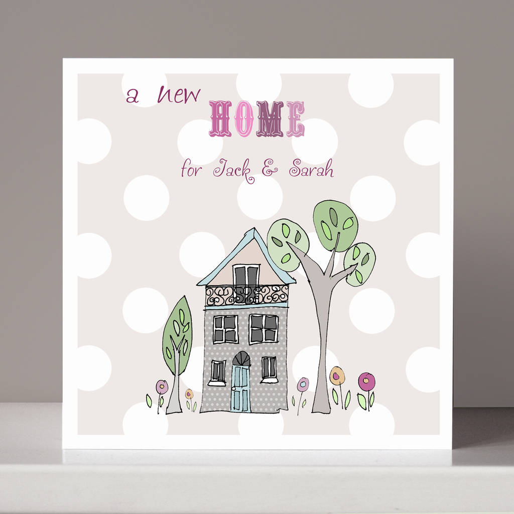 Personalised New Home Card, 1 of 2