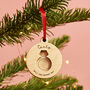 Personalised Proposal Ring Engagement Christmas Bauble, thumbnail 2 of 4