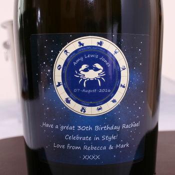 Personalised Magnum Prosecco Gift With Zodiac Design, 4 of 7