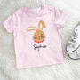 Children's Personalised Easter Bunny T Shirt, thumbnail 2 of 8