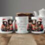Personalised Chimpanzee Family In Christmas Jumpers Gift Mug B, thumbnail 2 of 2