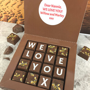 Personalised I/We Love You Chocolate Gift, 4 of 6