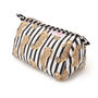 Serendipity Cotton Cosmetic Case Leopard, thumbnail 3 of 3