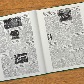 Liverpool Personalised Football Telegraph Book, 8 of 11