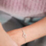 My Forever Person Silver Heart Infinity Bracelet, thumbnail 3 of 9