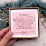 Friendship Poem Hearts Bracelet, thumbnail 1 of 3