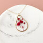 Gold Filled Poppy Necklace, thumbnail 2 of 6
