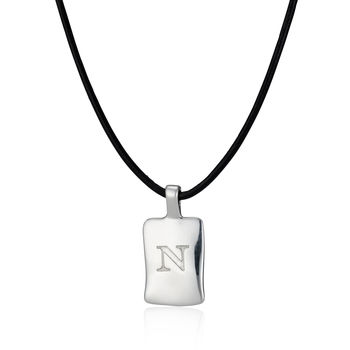 Men's Personalised Leather Initial Necklace, 4 of 10