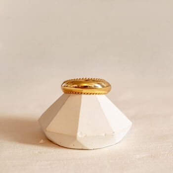 Chunky Statement Dome Ring Minimalist Jewellery, 4 of 5