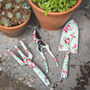 Floral Trowel, Pruner And Gloves, thumbnail 1 of 6