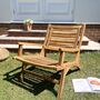 Wooden Garden Chair With Arms, thumbnail 2 of 7