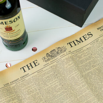 Jameson Triple Distilled Whiskey And Original Newspaper, 4 of 4