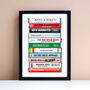 'Greatest Bits' Cassette Print For Couples, thumbnail 1 of 3