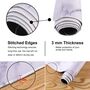White Marble Desk Pad Protector, thumbnail 7 of 7