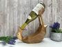 Handcrafted Bamboo Drunken Duck Wine Bottle Holder – Wooden Bar And Home Décor Gift, thumbnail 1 of 6