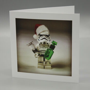 Santa Stormtrooper Christmas Card, 4 of 5
