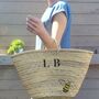 Personalised Bee Straw Basket, thumbnail 1 of 2
