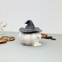 Black And White Halloween Pumpkin Bowl, thumbnail 1 of 12
