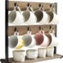 Greige Two Tier Coffee Mug Holder Stand, thumbnail 4 of 7