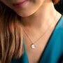 Personalised Initial Birthstone Necklace, thumbnail 3 of 12