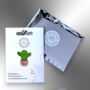 Not A Hugger Cactus Plant Enamel Pin Badge, thumbnail 5 of 8