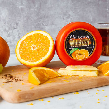 Orange And Whiskey Cheddar Cheese Truckle 200g, 3 of 6