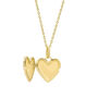Gold Plated Sterling Silver Woven Heart Locket Necklace, thumbnail 8 of 8