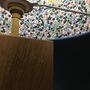 Lusk Blue Tweed Berry Lined Lampshades, thumbnail 3 of 9