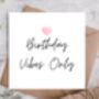 Birthday Vibes Card, thumbnail 1 of 3