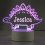 Personalised Colour Changing Dinosaur Night Light, thumbnail 2 of 4