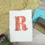 Hand Painted Initial Capital Letter, thumbnail 3 of 8