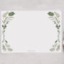 A4 Landscape Letter Writing Paper With Botanical Leaf Design, thumbnail 2 of 5
