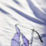 Purple Nose Bridge Angular Rectangle Aviator Sunglasses, thumbnail 2 of 9