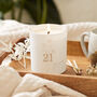 21st Birthday Gift Luxury Scented Soy Wax Candle, thumbnail 1 of 10