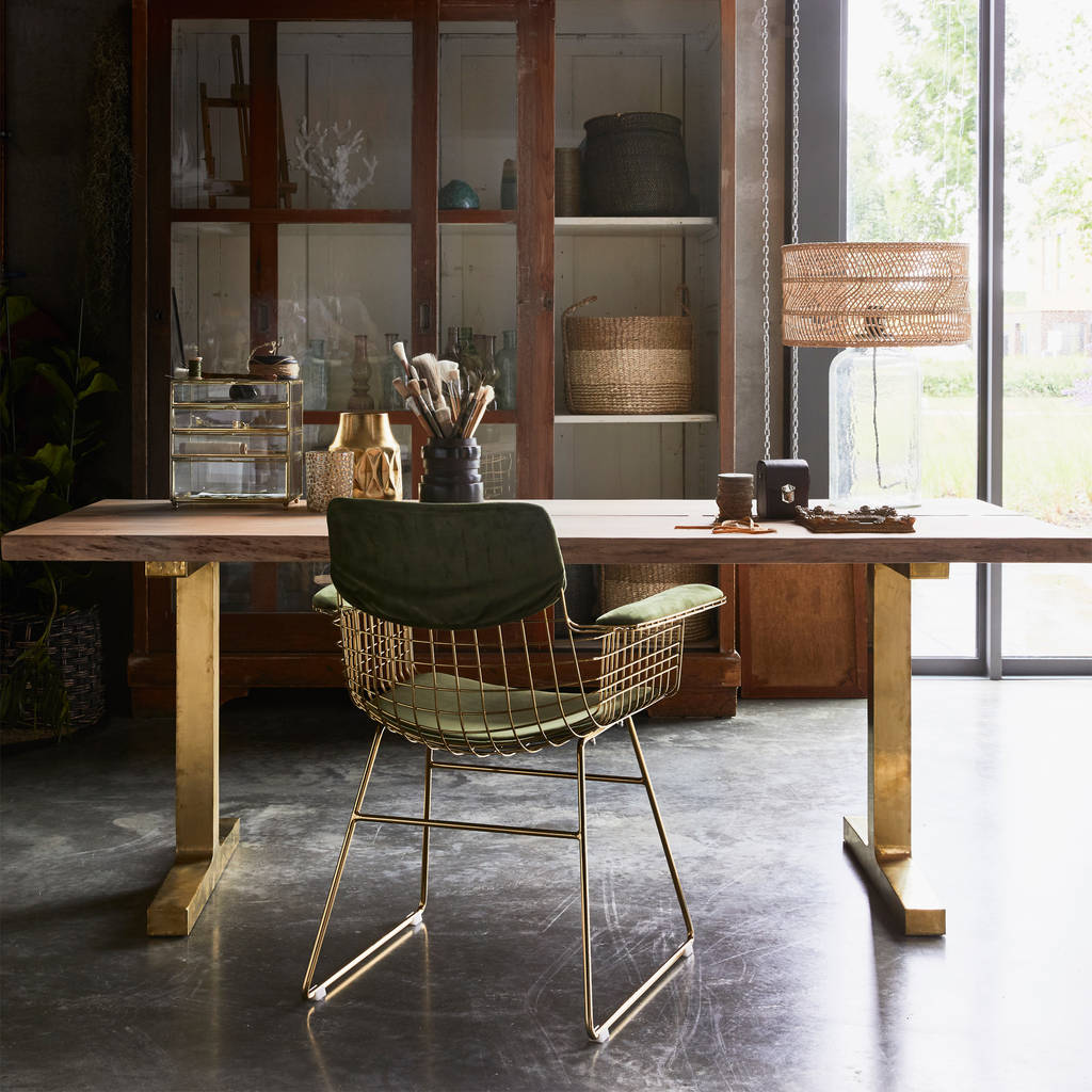 Gold Wire Chair By Out There Interiors