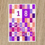 Personalised 18th Birthday Card Age And Name, thumbnail 9 of 10
