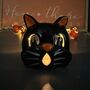 Ceramic Cat Halloween Tealight Holder, thumbnail 2 of 2