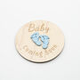 Engraved Baby Coming Soon Plaque Acrylic Keepsake, thumbnail 9 of 12