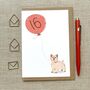 Personalised Norwich Terrier Birthday Card, thumbnail 2 of 4