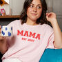 Personalised Mama Est Tshirt, thumbnail 1 of 4