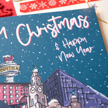 Liverpool Christmas Card Pack, 6 of 6