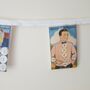 Vintage Style Button Cards Fabric Bunting, thumbnail 3 of 8