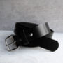 Handmade Personalised Men's Leather Belt, thumbnail 3 of 8