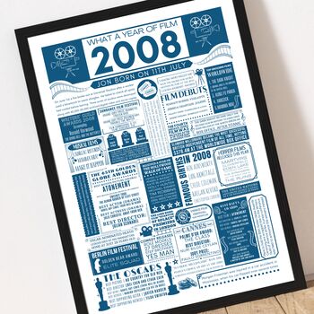 Personalised Film Poster 18th Birthday Gift, 5 of 12