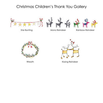 Children's Christmas Thank You Cards, 3 of 4