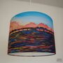 Sunset Art Panoramic Print Of Painting Lampshade, thumbnail 6 of 9