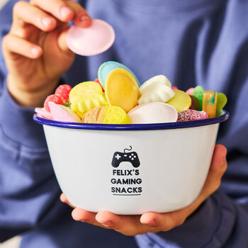 Personalised Children's Gaming Snack Bowl, 3 of 3