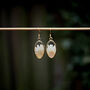 Daisy Gold Plated Earrings, thumbnail 7 of 8