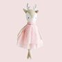 Ballerina Reindeer Soft Toy, thumbnail 1 of 5